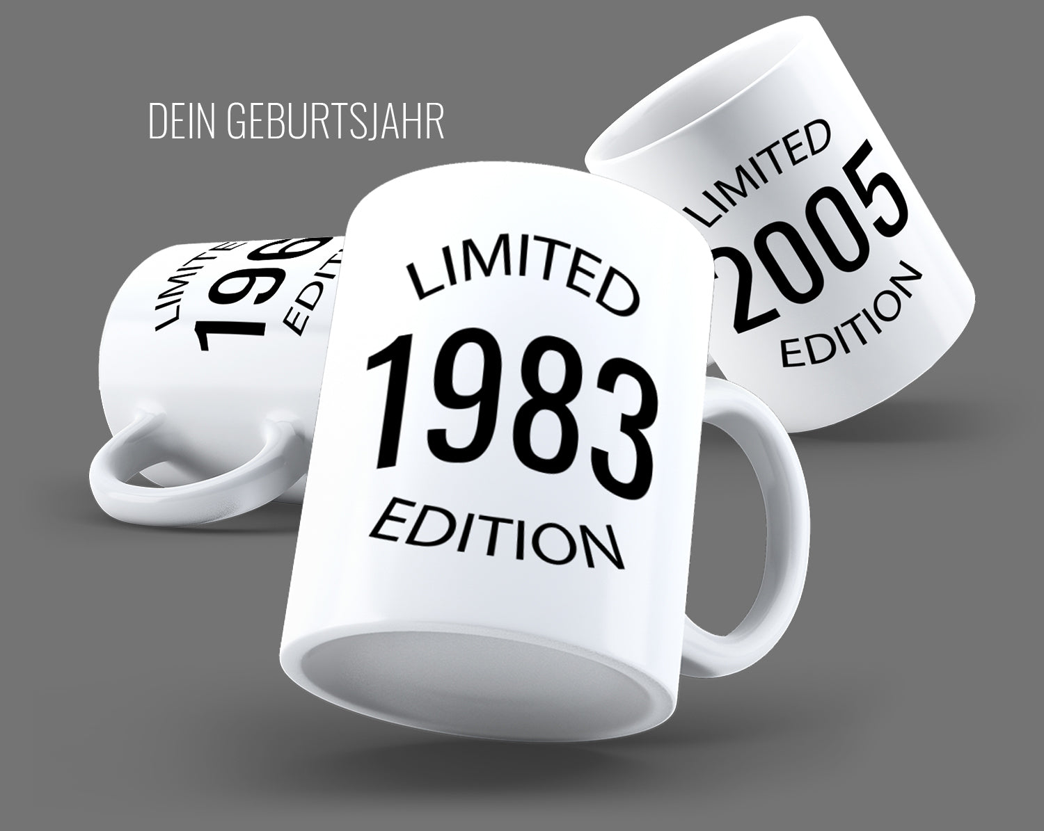 Geburtstag Tasse Limited Edition mit Geburtsjahr - Fulima