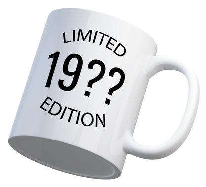 Geburtstag Tasse Limited Edition mit Geburtsjahr Fulima