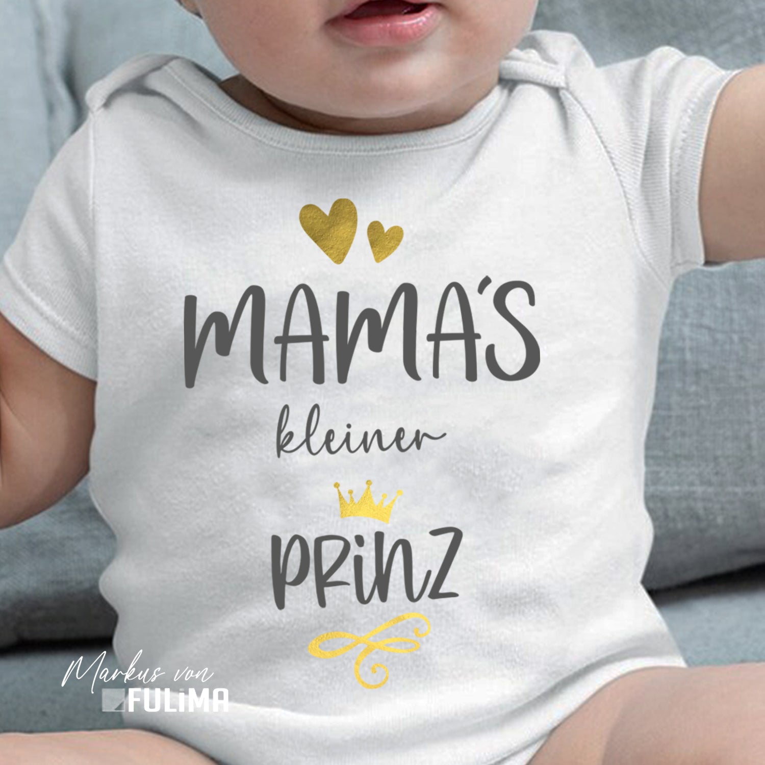 Babybody - Mamas kleiner Prinz - Geschenk zur Geburt - FULiMA®