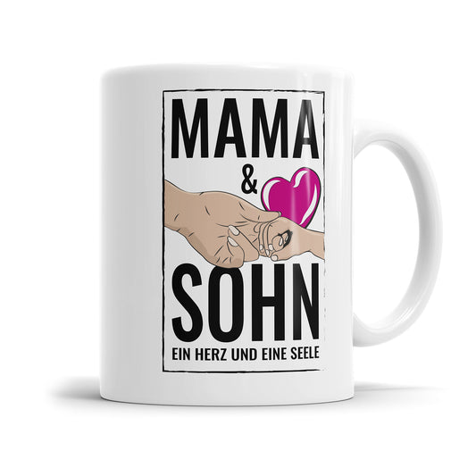 Mama und Sohn Tasse – Ein Herz und eine Seele – Perfektes Geschenk - Fulima