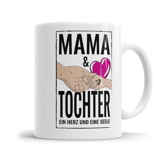 Mama und Tochter Tasse – Ein Herz und eine Seele – Personalisiertes Geschenk - Fulima