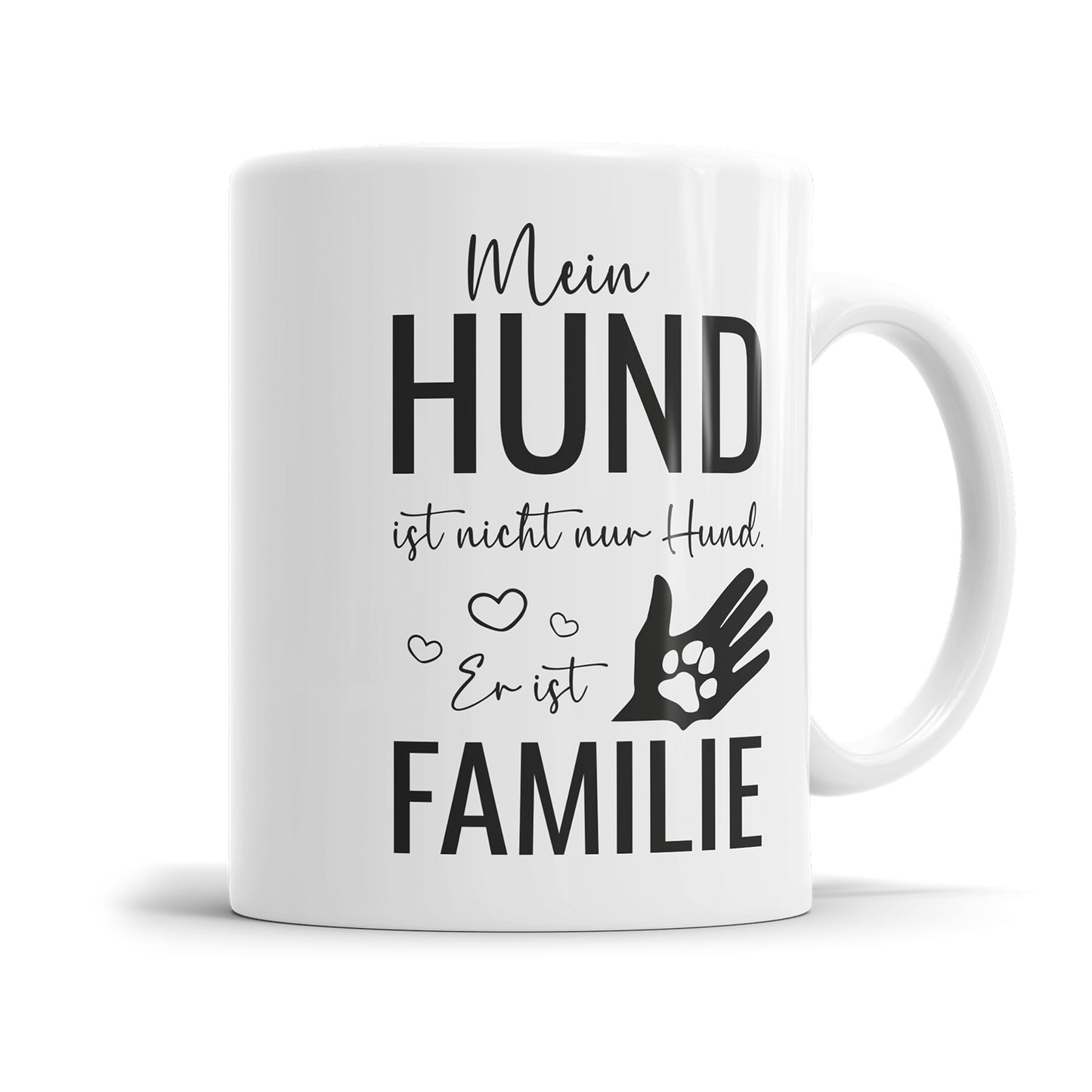 Hundeliebhaber Tasse – "Mein Hund ist nicht nur Hund, er ist Familie" - Geschenkidee - Fulima