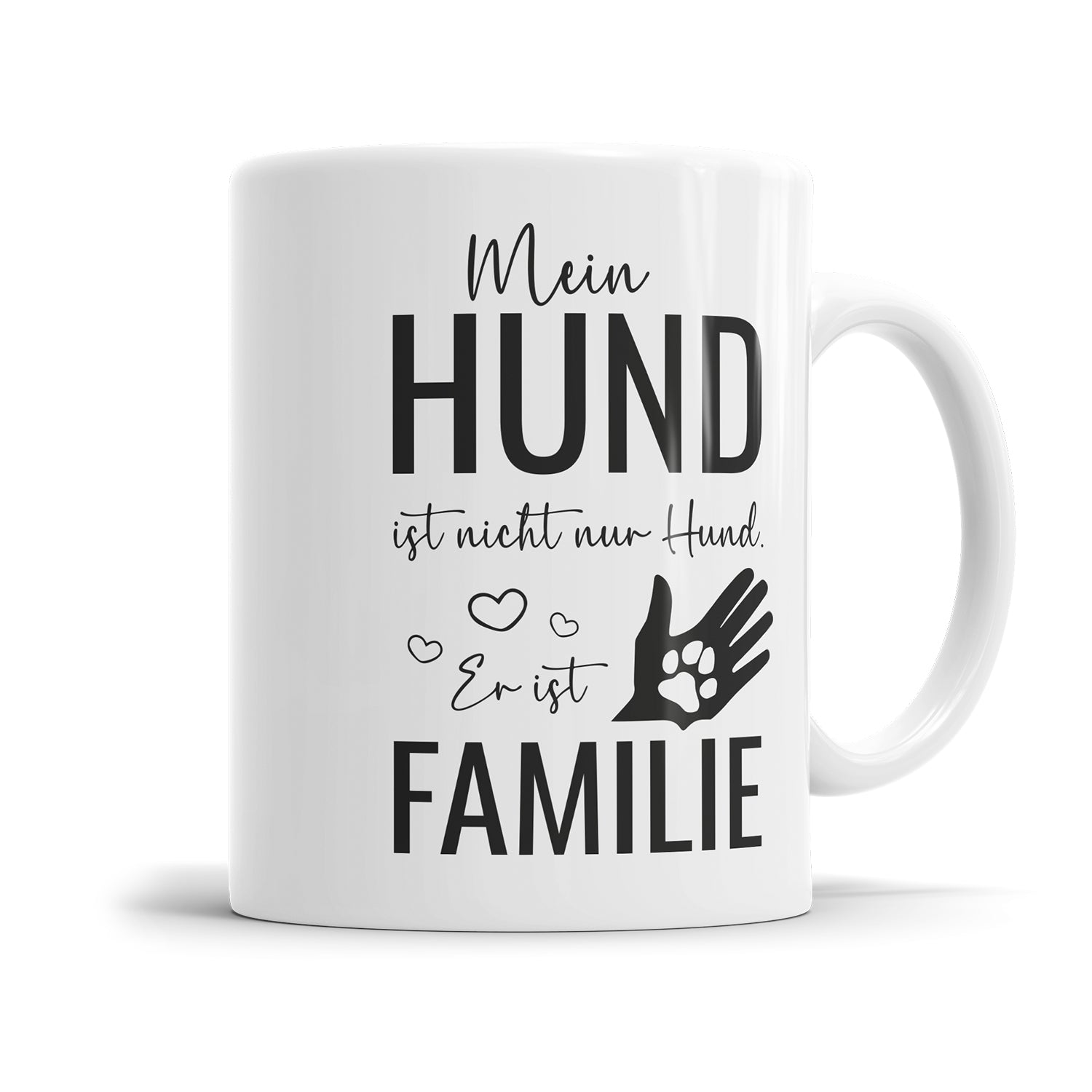 Hundeliebhaber Tasse – "Mein Hund ist nicht nur Hund, er ist Familie" - Geschenkidee - Fulima