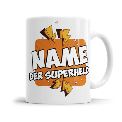 Tasse mit Namen - Superheld Comic Personalisierte Tasse Fulima
