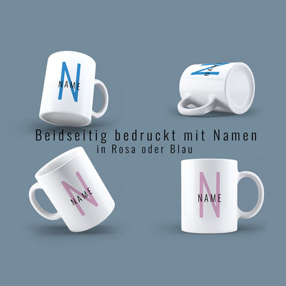 Buchstabe und Name minimalistischen Design - Namenstasse - Fulima