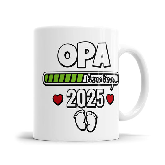 Opa loading 2025 Ladebalken Babyfüße - Tasse für werdenden Opa