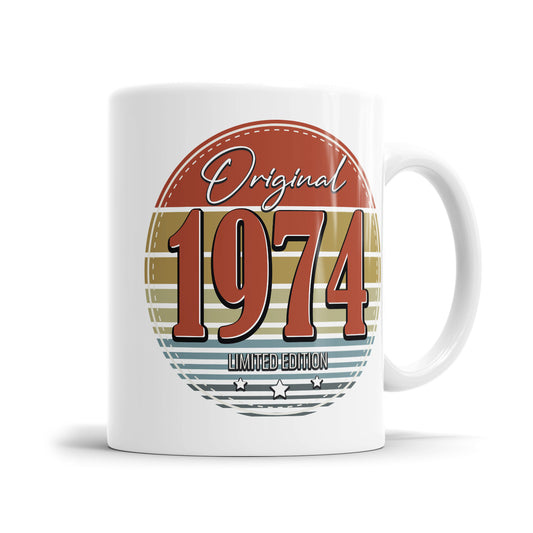 Original 1974 Retro Limited Edition - Geburtstag Tasse - Fulima