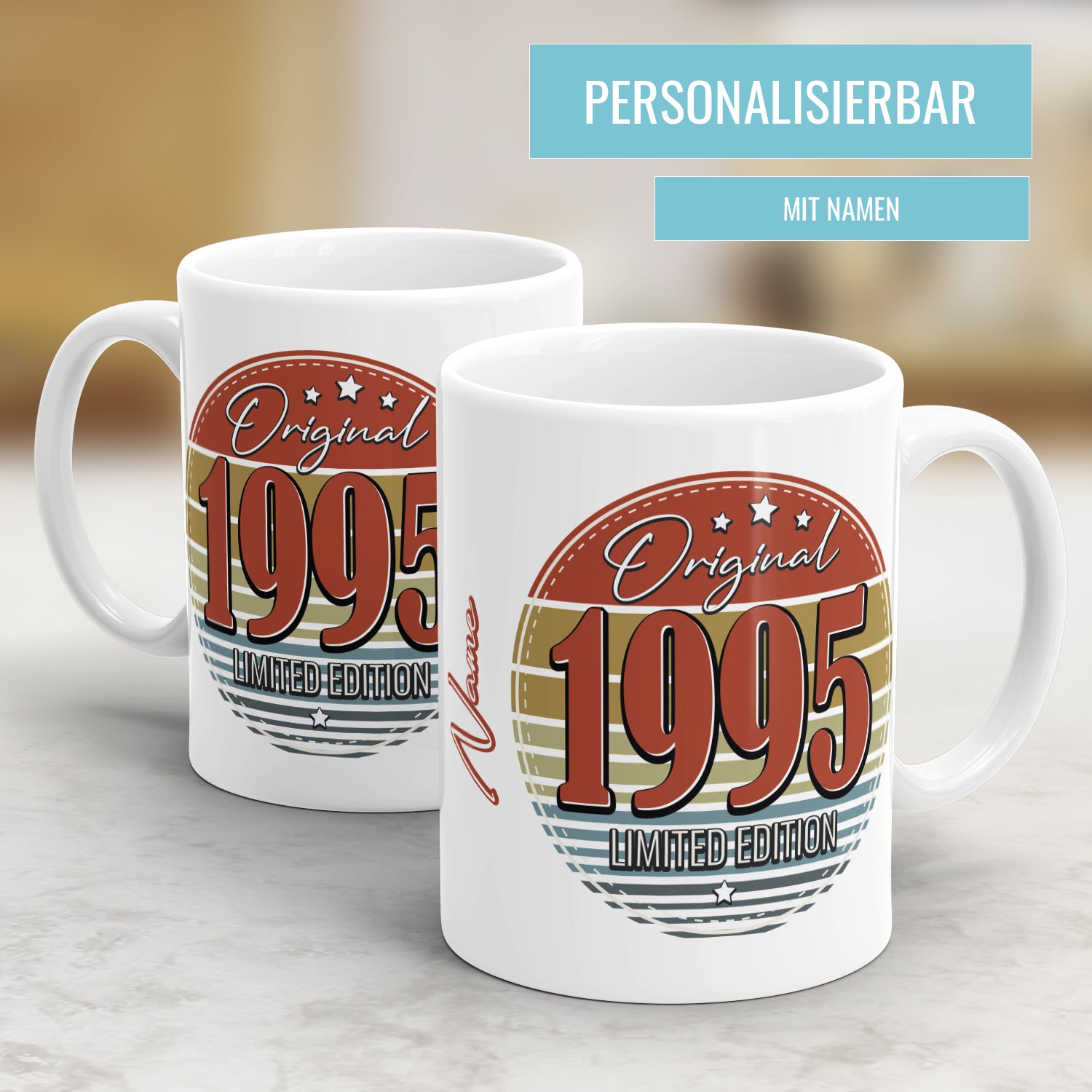 Original 1995 Retro Limited Edition - Geburtstag Tasse - Fulima