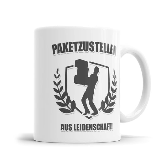 Paketzusteller aus Leidenschaft Tasse Geschenkidee für Paketzusteller Fulima