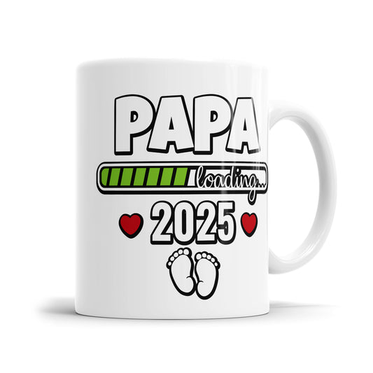 Papa loading 2025 Ladebalken Babyfüße - Tasse für werdenden Papa