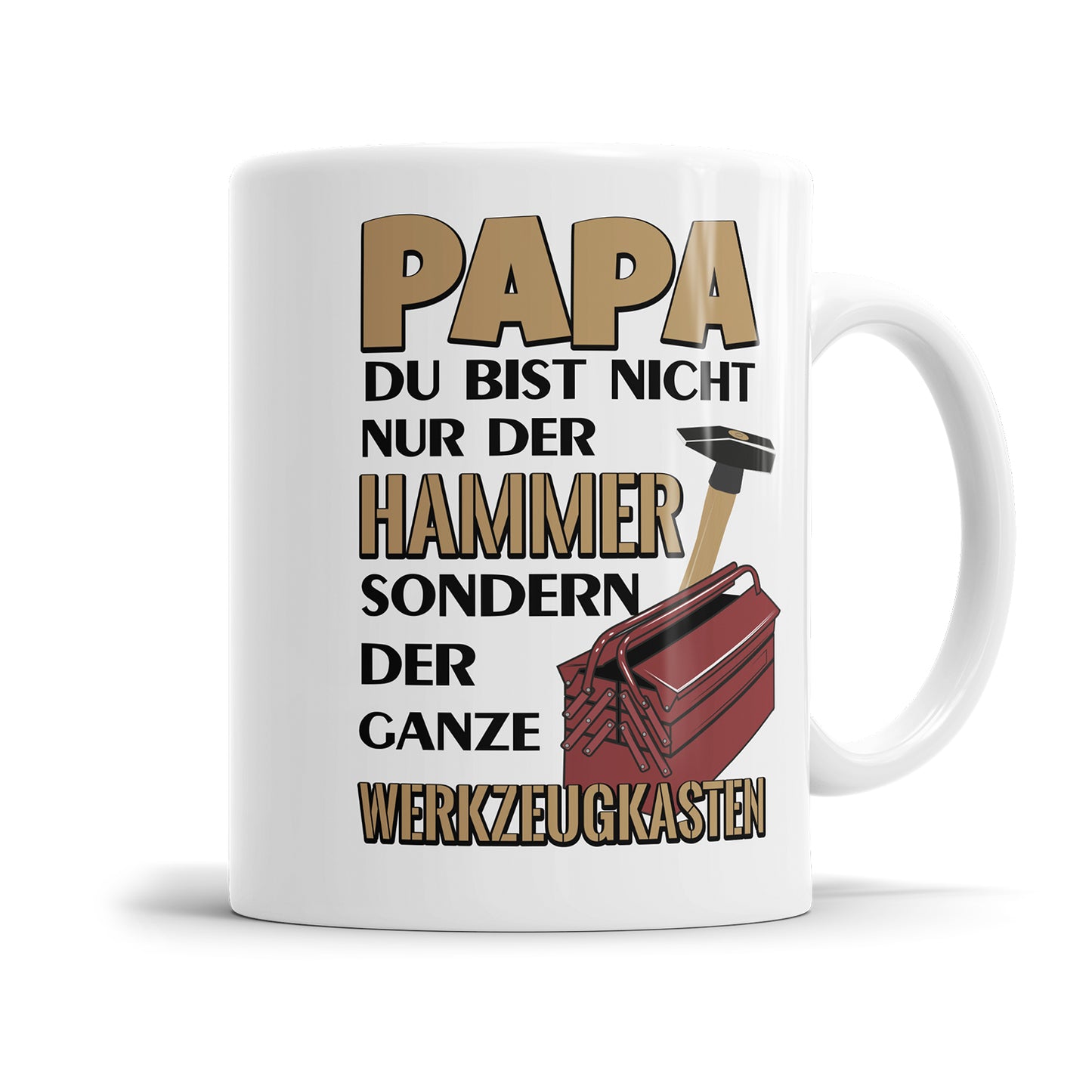 Papa du bist nicht nur der Hammer sondern der ganze Werkzeugkasten Papa Tasse Fulima