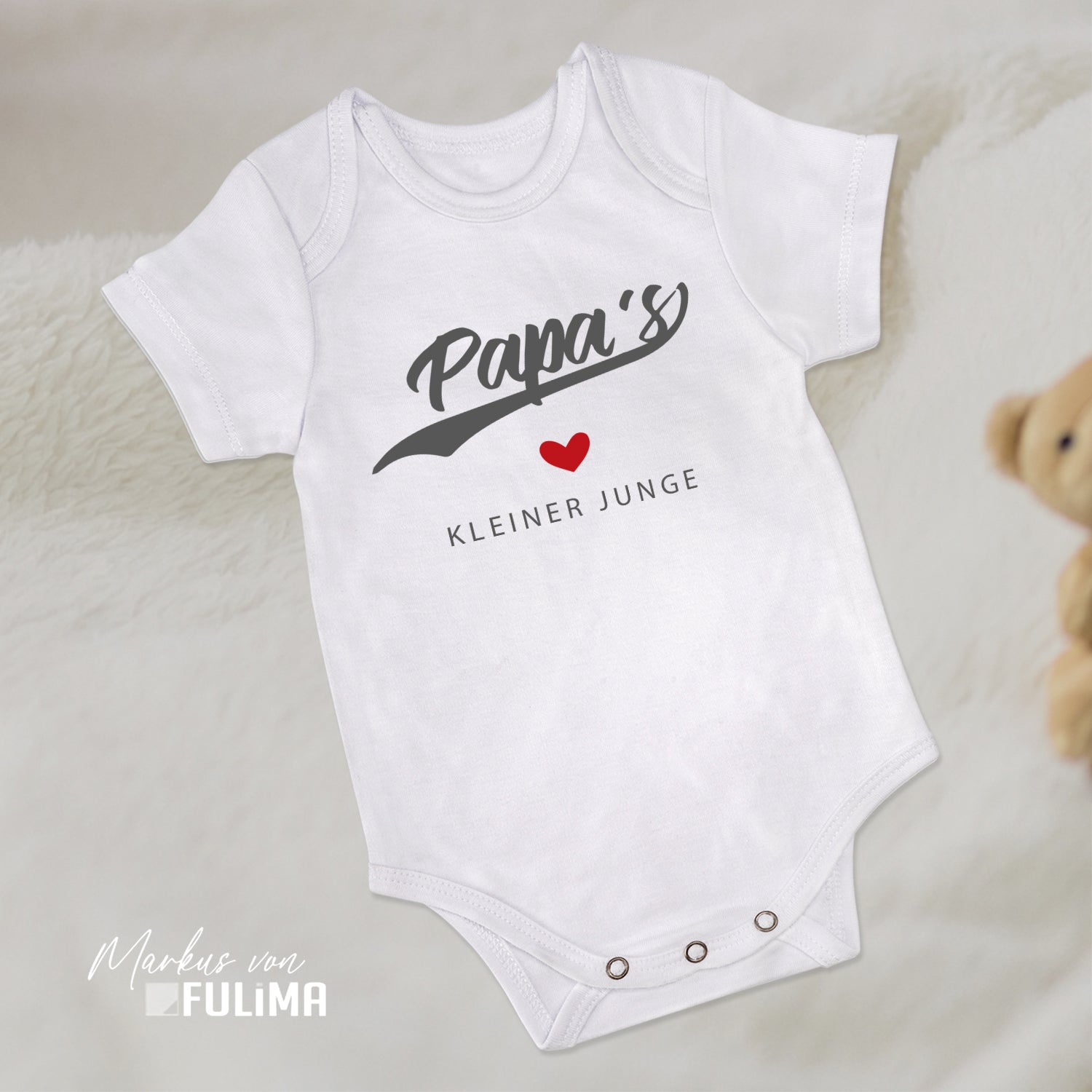 Babybody - Papas kleiner Junge - Geschenk zur Geburt - FULiMA®