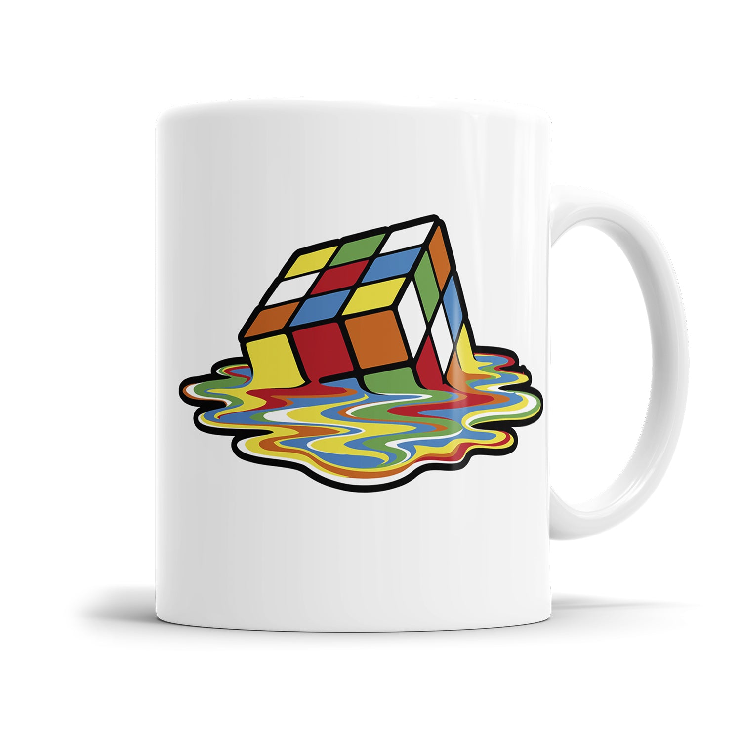Gamer Tasse - Rubrik geschmolzener Zauberwürfel - Fulima