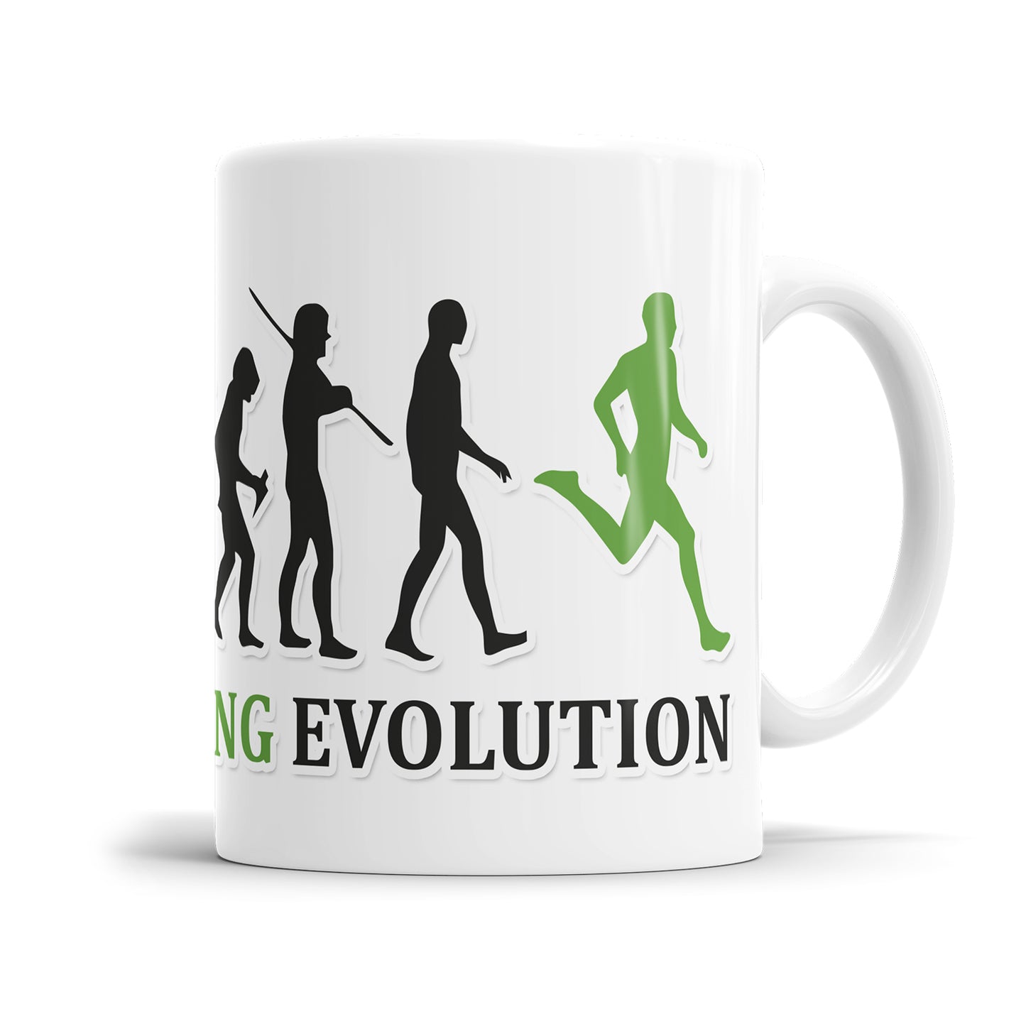 Running Evolution Tasse - Geschenkidee für Läufer