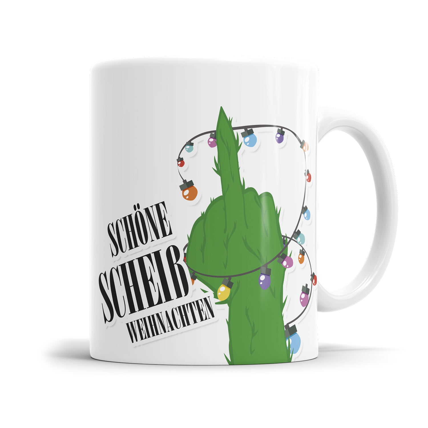 Schöne Scheiß Weihnachten Grinch Weihnachtstasse - Fulima