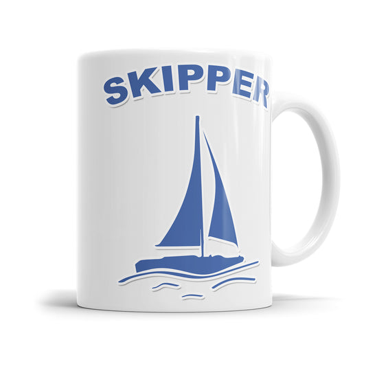 Skipper Segelboot Segler Tasse