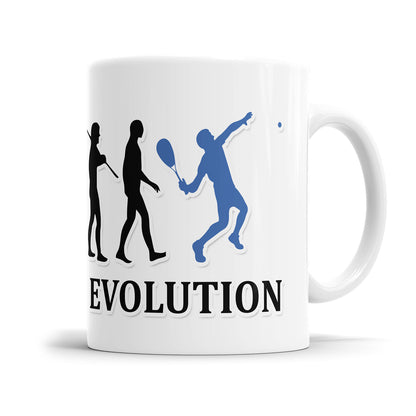 Squash Evolution Tasse - Geschenkidee für Squashspieler