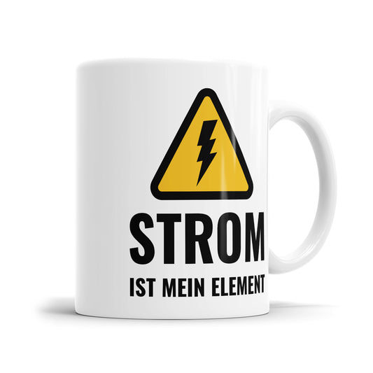 Strom ist mein Element - Elektiker Tasse - Fulima