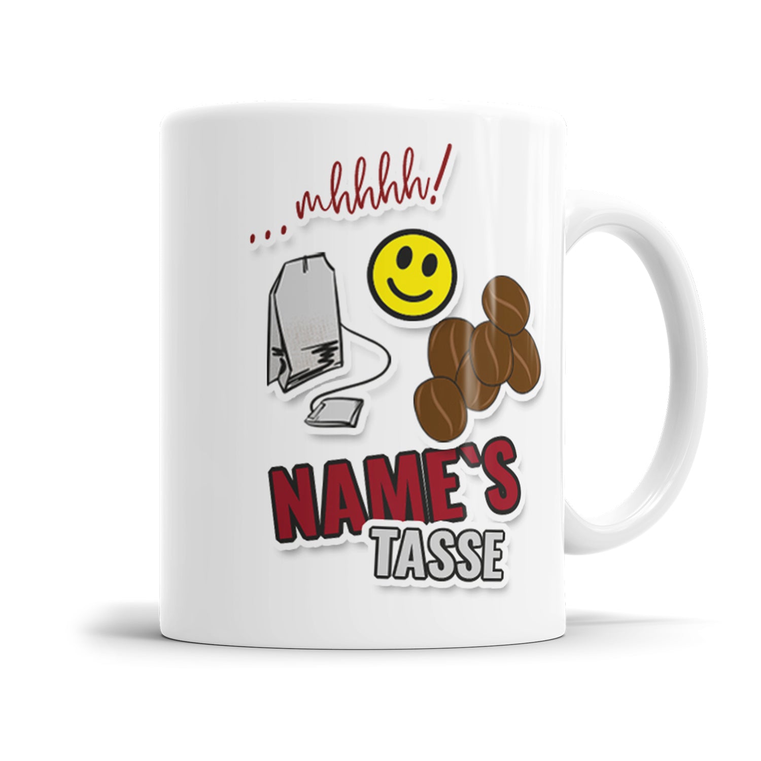 Tasse mit Namen - Sticker Bomb Personalisierte Buchstaben Tasse - Fulima