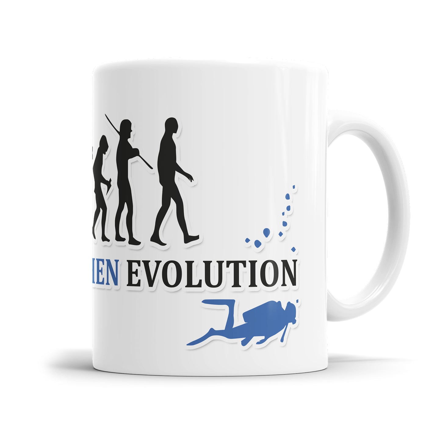Tauchen Evolution Tasse - Geschenkidee für Taucher