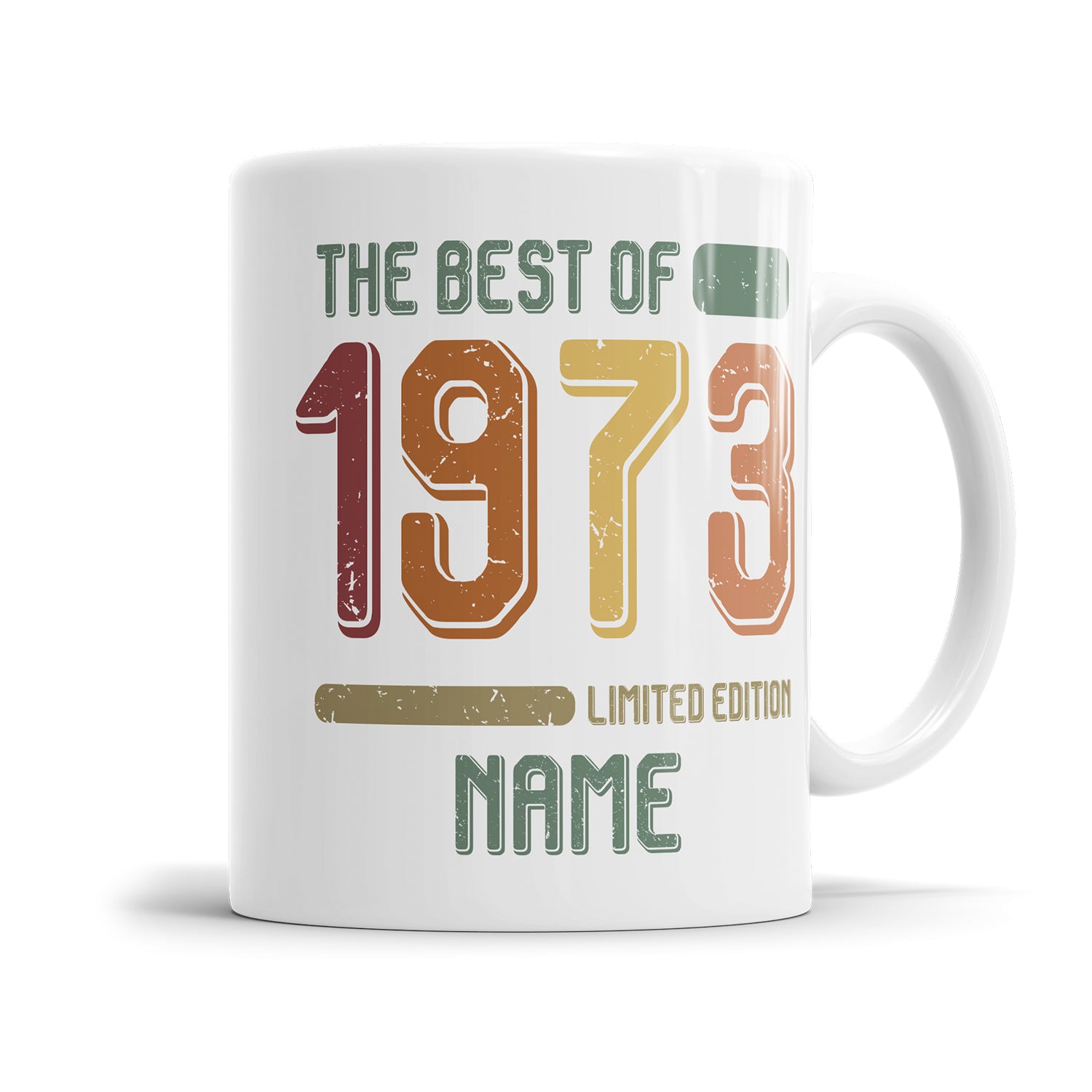 Geburtstag Tasse The best of 1973 personalisiert mit Name Vintage Tasse - Fulima