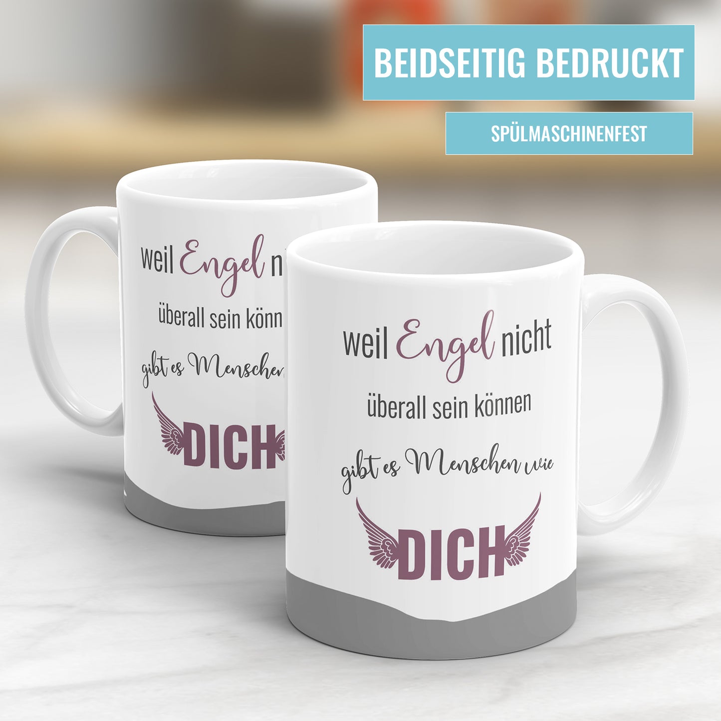 Weil Engel nicht überall sein können gibt es Menschen wie Dich Tasse Fulima