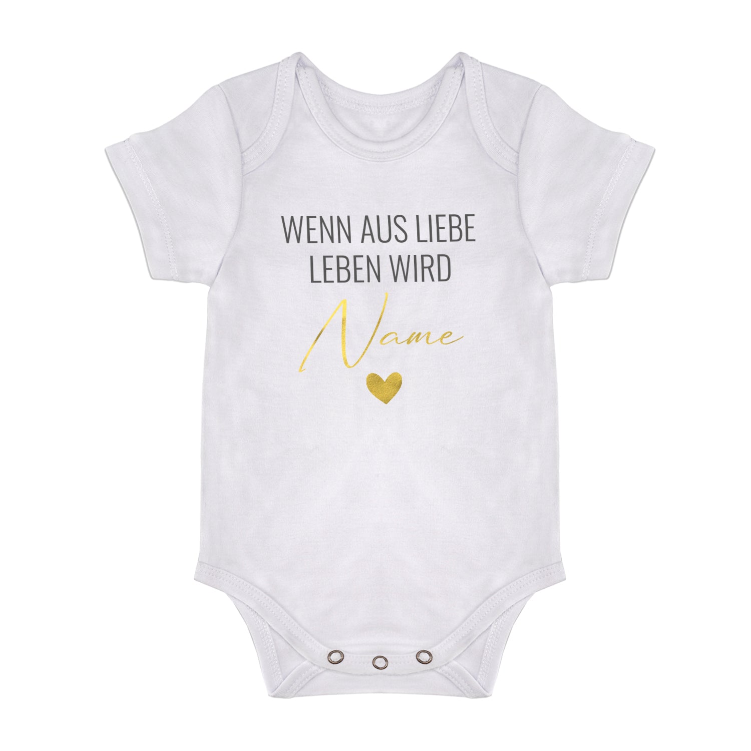 Babybody - Wenn aus Liebe Leben wird - Personalisiert mit Namen - FULiMA®