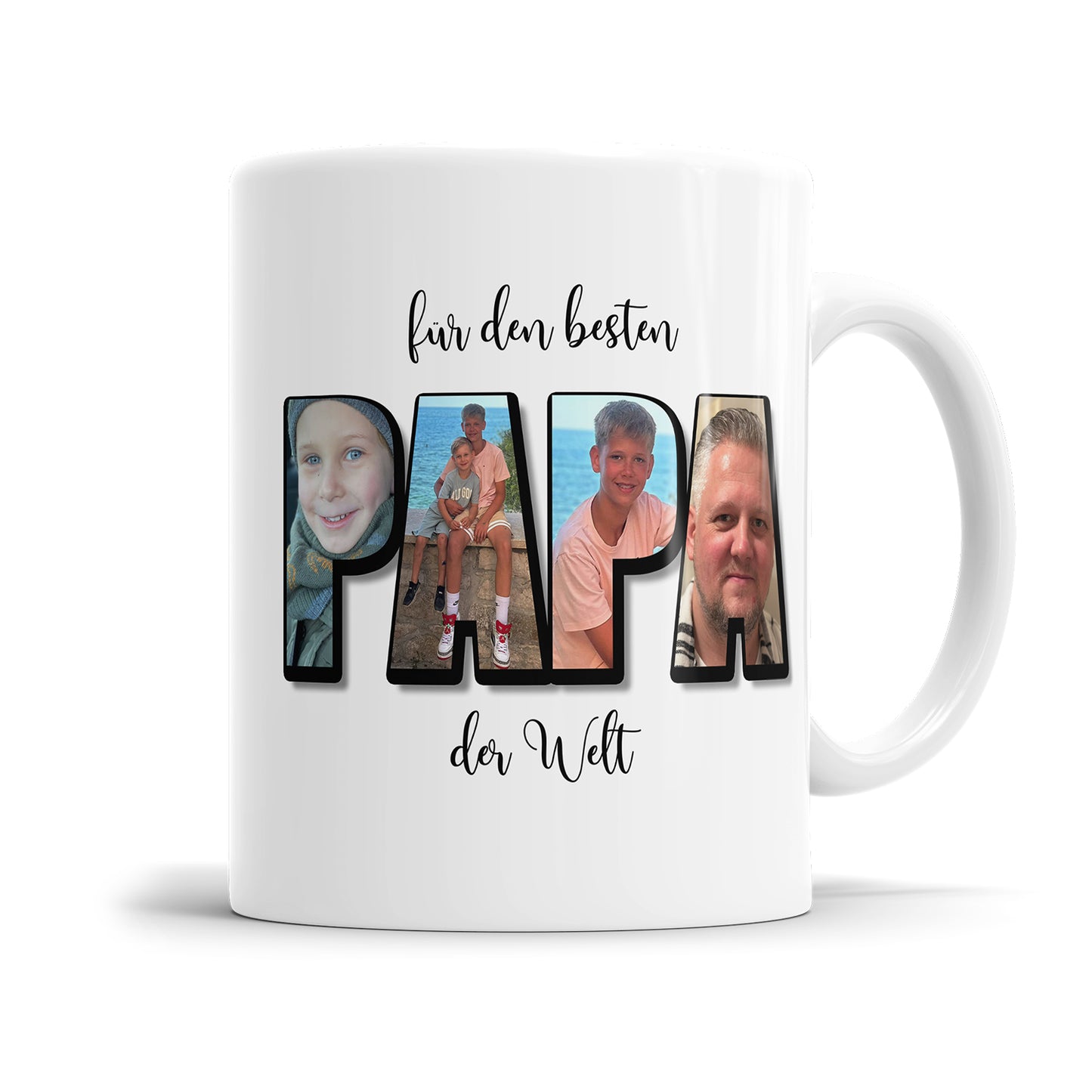 Für den besten Papa der Welt - Personalisierte Papa Fototasse - Fulima