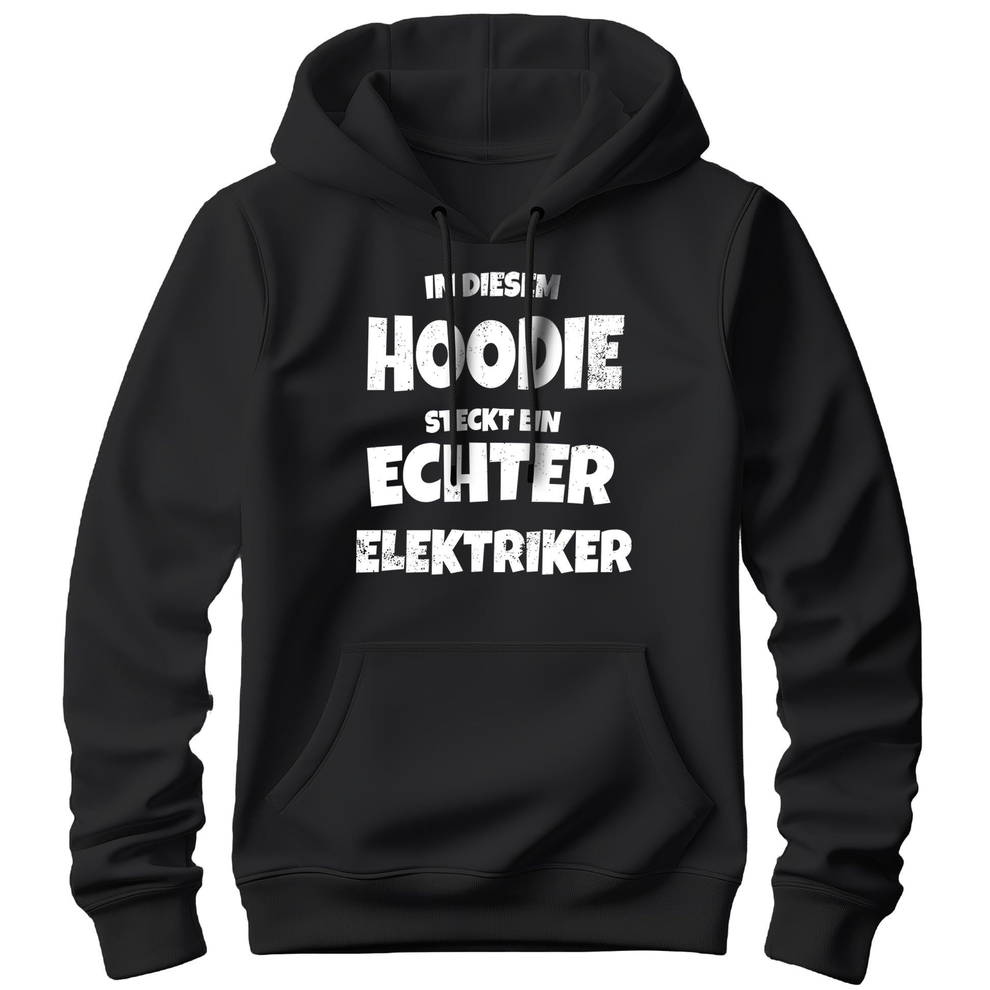 In diesem Hoodie steckt ein echter Elektriker - Hoodie Schwarz - FULiMA®