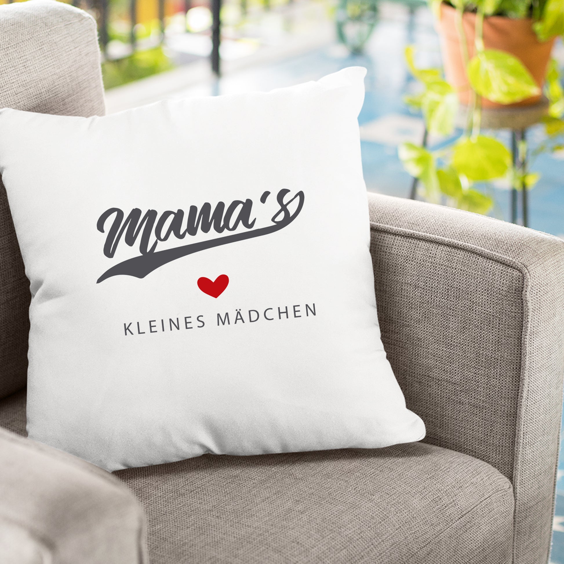 Babykissen - Mamas kleines Mädchen - Geschenk zur Geburt - Fulima