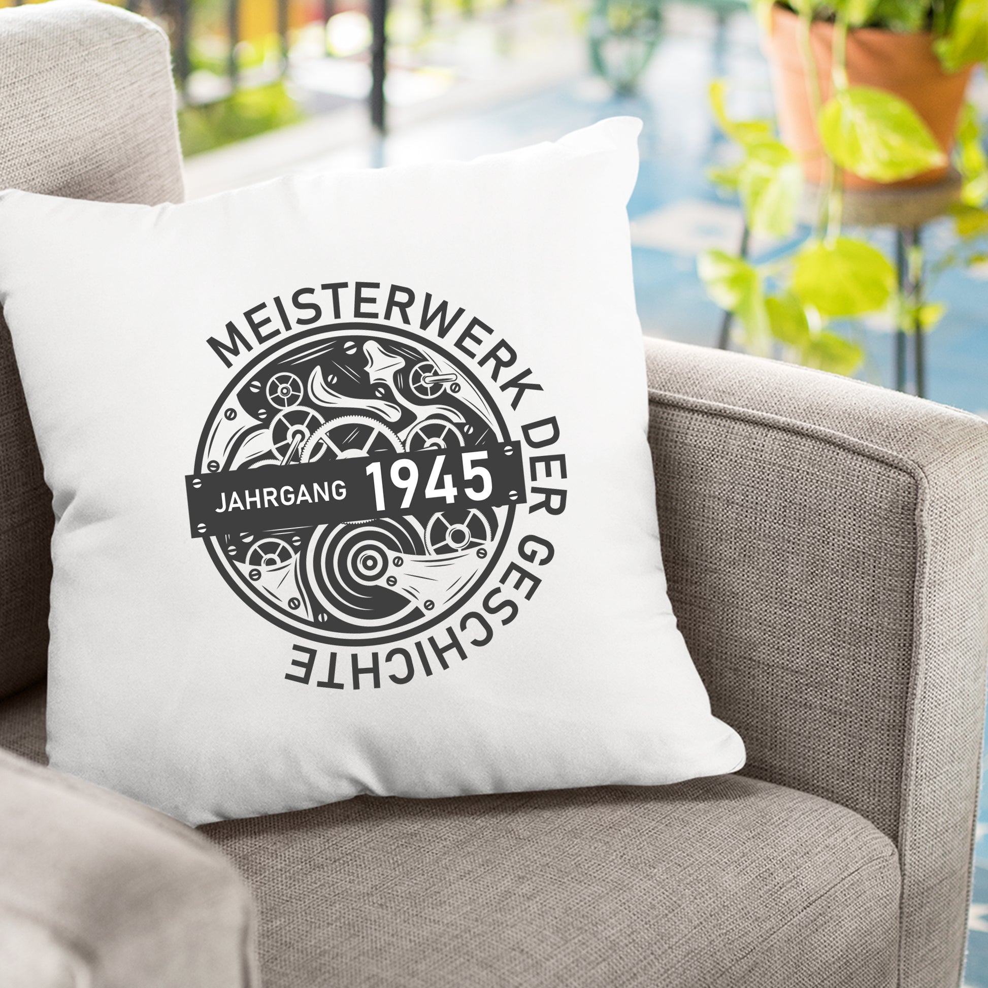 Jahrgang 1945 Meisterwerk der Geschichte - Geburtstag Kissen - Fulima