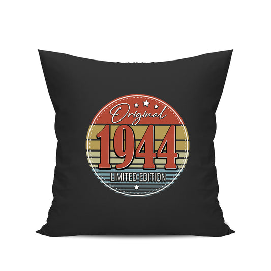 Original Limited Edition 1944 – Vintage - Geburtstagskissen Schwarz - FULiMA®