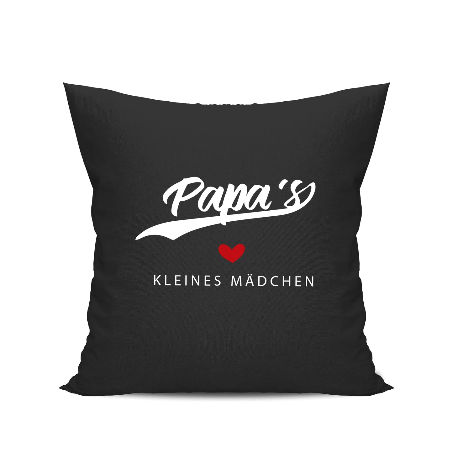 Babykissen - Papas kleines Mädchen - Geschenk zur Geburt Schwarz - Fulima