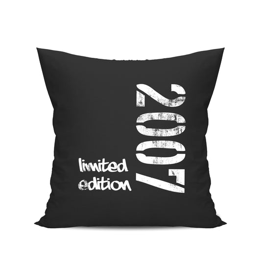 Limited Edition 2007 - Geburtstag Kissen Schwarz - Fulima