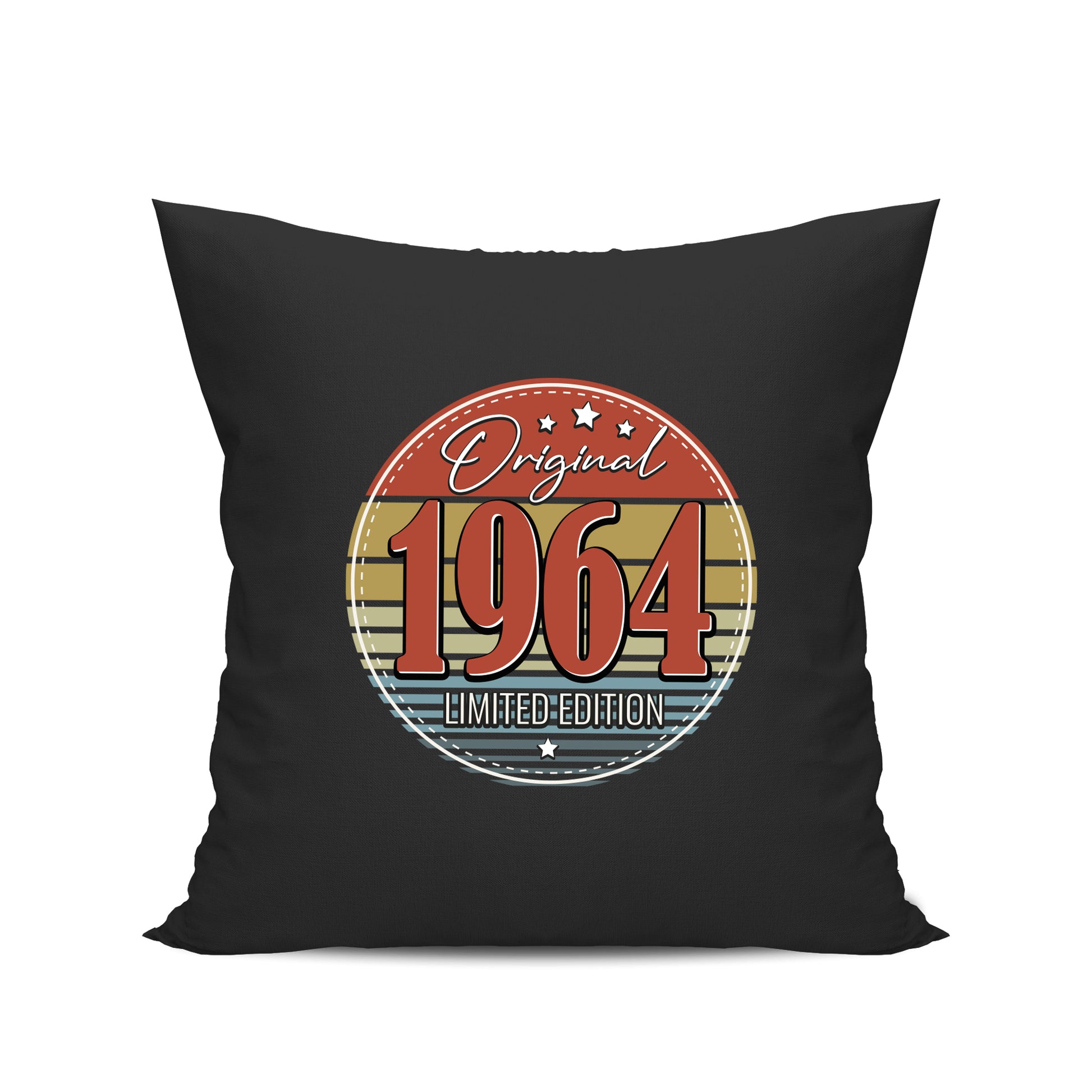 Original Limited Edition 1964 – Vintage - Geburtstagskissen Schwarz - FULiMA®