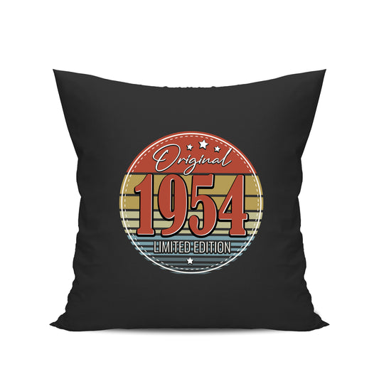 Original Limited Edition 1954 – Vintage - Geburtstagskissen Schwarz - FULiMA®