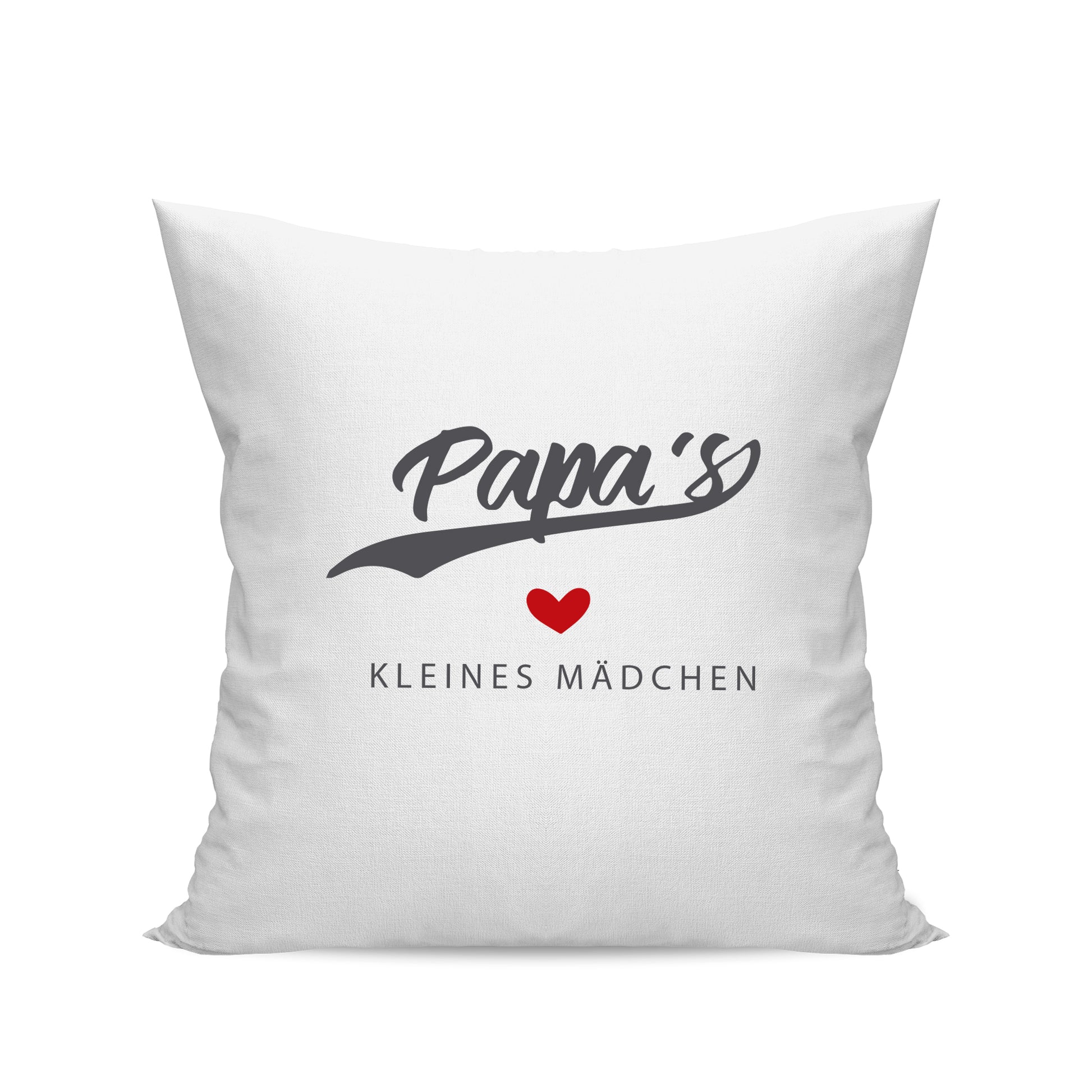 Babykissen - Papas kleines Mädchen - Geschenk zur Geburt Weiß - Fulima