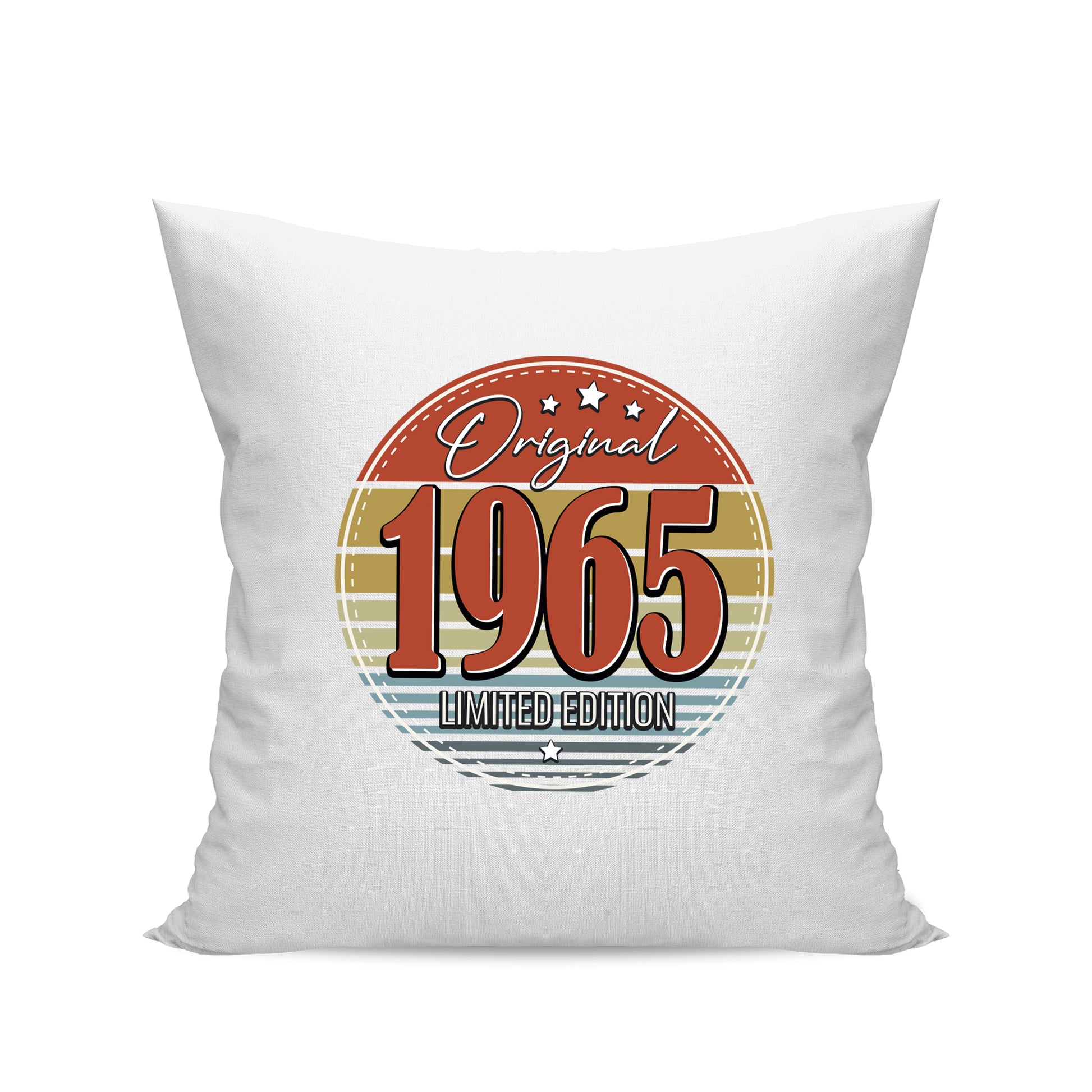 Original Limited Edition 1965 – Vintage - Geburtstagskissen Weiß - FULiMA®