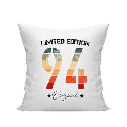 Limited Edition Original Grunge Vintage 94 - Geburtstag Kissen Weiß - Fulima