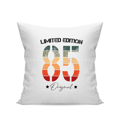 Limited Edition Original Grunge Vintage 85 - Geburtstag Kissen Weiß - Fulima