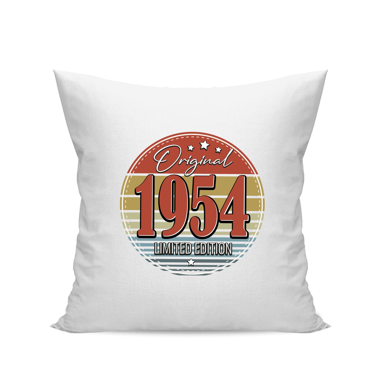 Original Limited Edition 1954 – Vintage - Geburtstagskissen Weiß - FULiMA®