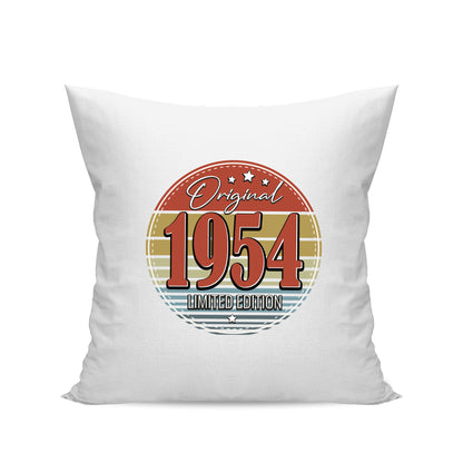 Original Limited Edition 1954 – Vintage - Geburtstagskissen Weiß - FULiMA®