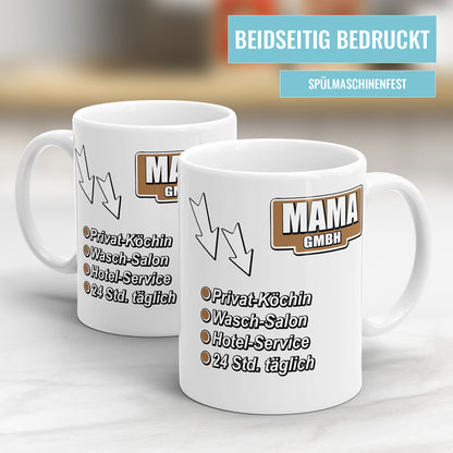 Mama GmbH Privatköchin Waschsalon Mama Tasse