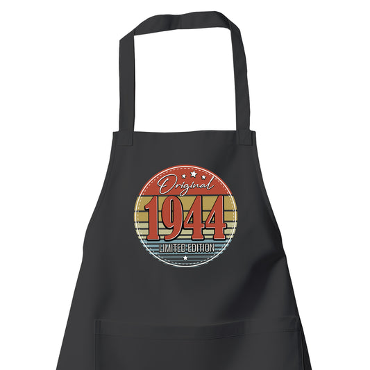 Original Limited Edition 1944 – Vintage - Schürze Schwarz - Fulima