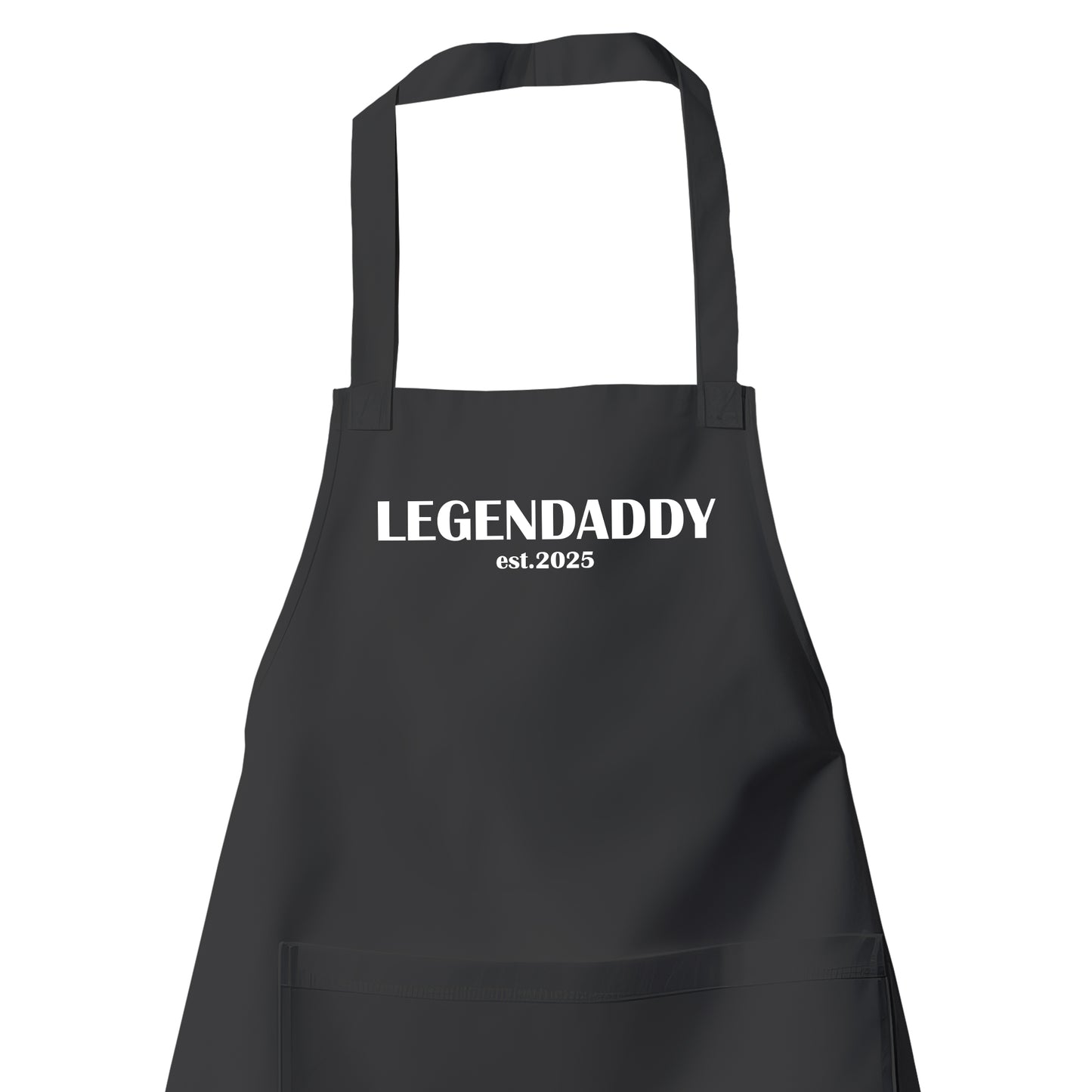 Grillschürze Papa - Legendaddy est Jahr - Geschenkidee Schwarz - Fulima