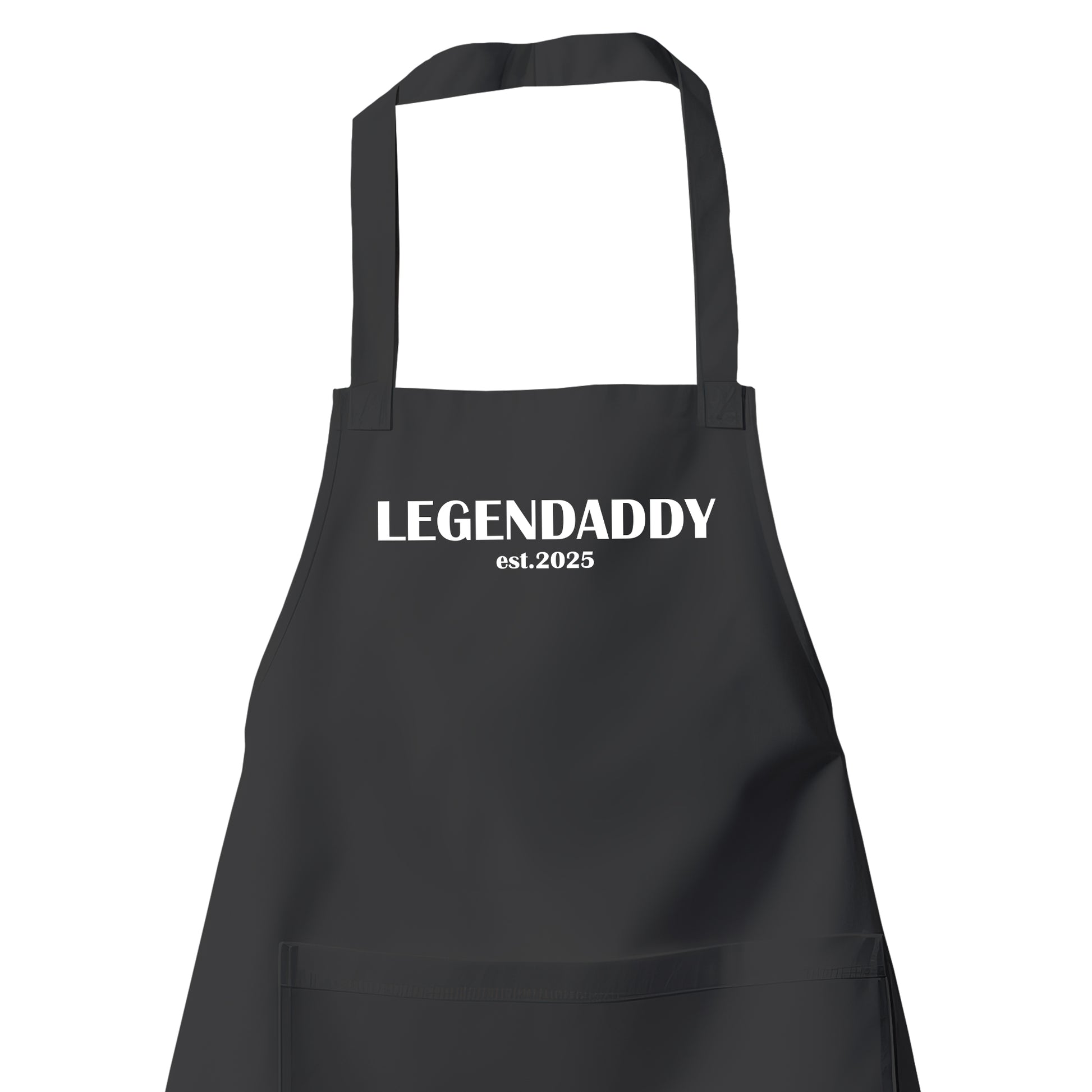 Grillschürze Papa - Legendaddy est Jahr - Geschenkidee Schwarz - Fulima