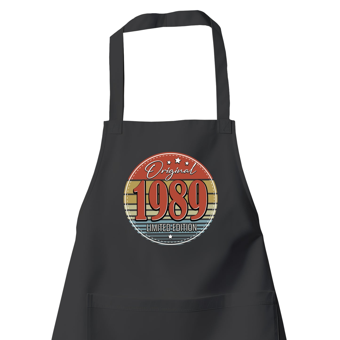 Original Limited Edition 1989 – Vintage - Schürze Schwarz - Fulima