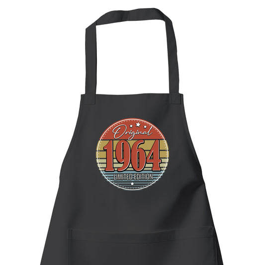 Original Limited Edition 1964 – Vintage - Schürze Schwarz - Fulima