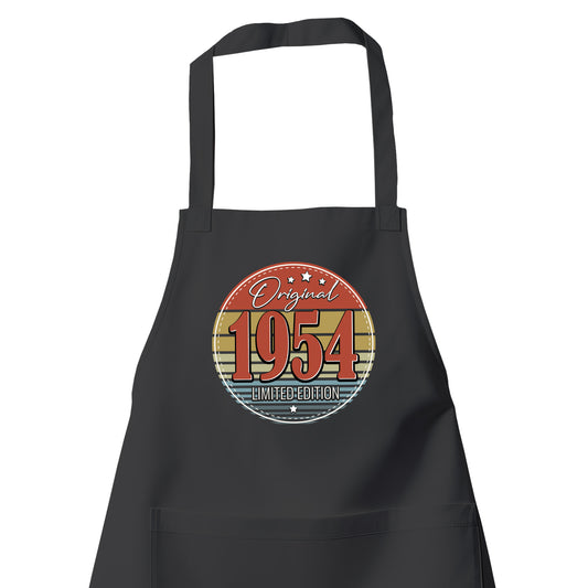 Original Limited Edition 1954 – Vintage - Schürze Schwarz - Fulima