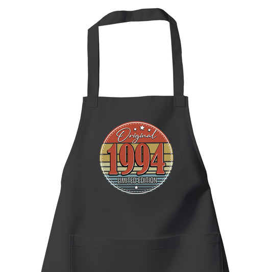 Original Limited Edition 1994 – Vintage - Schürze Schwarz - Fulima
